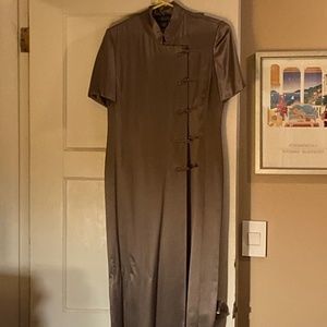 Asian style silk dress